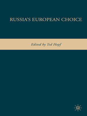 cover image of Russia's European Choice